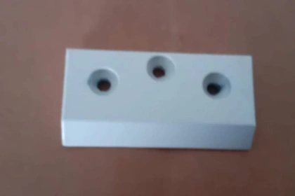 12021 - Tassello in pvc 80x40 spessore 10 mm