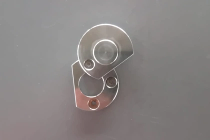 12012 - Copriforo inox sinistro